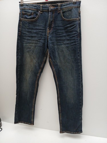 Red herring straight denim - red,
