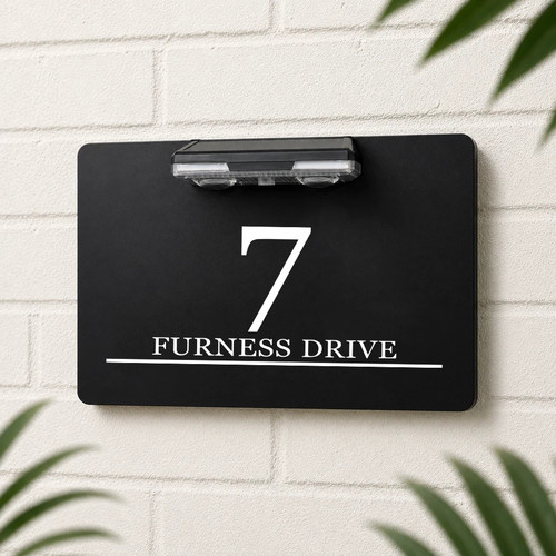 Personalised house number - personalised,