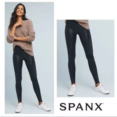 Spanx faux leather moto - leather,