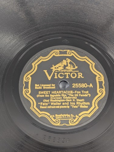 Sweet heartache fats waller - heartache, "fats"