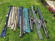 Used Fishing Rods. 12 Rods Various Brands.  Collection Only