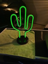 Tabletop L.E.D. Cactus Lamp