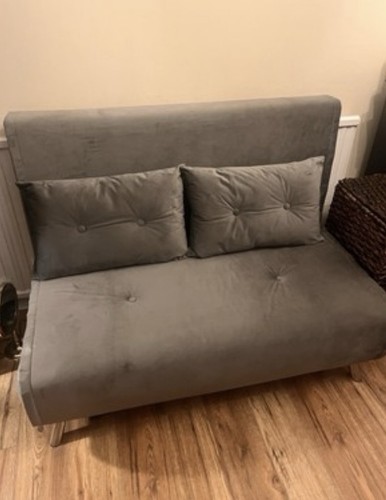 Grey seater sleeper - grey, sofa