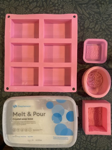 Bundle latex soap moulds - x4,