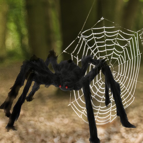 Giant 75cm spider decoration - giant,