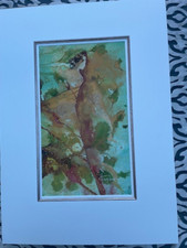 Charlotte Atkinson Original mixed media painting Autumn Golds II