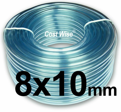 8mm 10mm pvc tube clear - 8mm/10mm,
