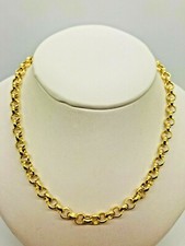 9ct Gold Round Hollow Belcher