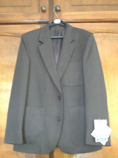 Boys Brown School Blazer Size 9 31" Years Boy Machine Washable by Beau Brummel