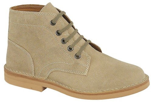 Mens suede desert boots - suede,