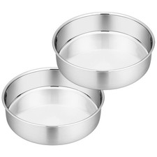 Set of 2 Cake Tin, 8 " Round