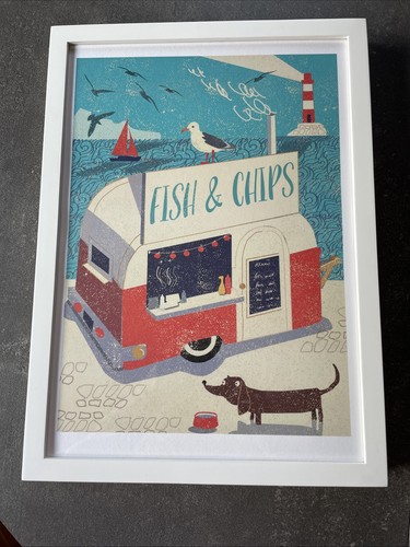Retro fish and - retro, chip