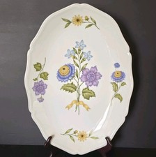 15" Platter Ceralene Fleurs de