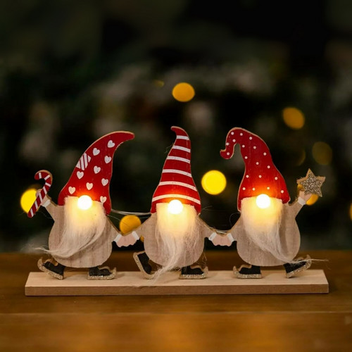 Christmas led gonk ornament - led,