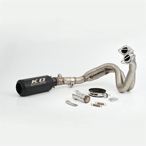Full exhaust header pipe black - full,
