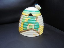 A Clarice Cliff beehive honey