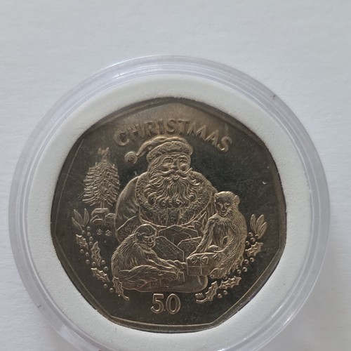 1999 50p coin gibraltar - coin,