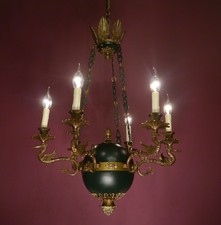 ANTIQUE EMPIRE CHANDELIER