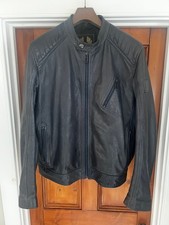 Belstaff racer blue - v, leather