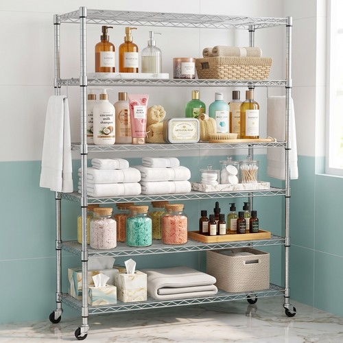 Tier metal storage rack - 6,