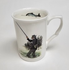 Fishing mug fine bone china