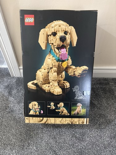 Lego icons golden retriever - golden,