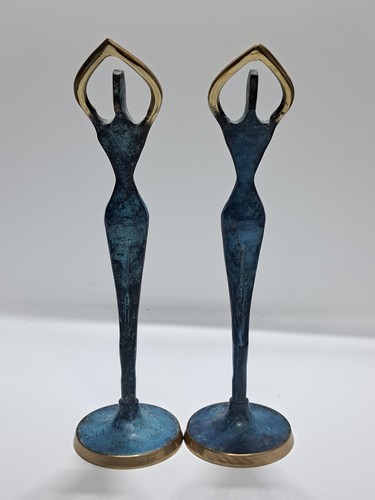 Abstract dancer figurines pair - dancer,