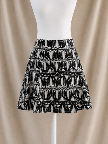 100 linen mini skirt - linen,