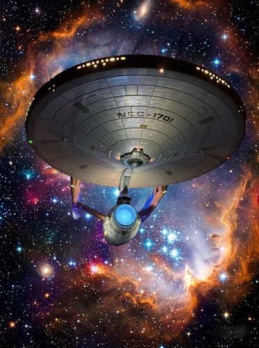 Tomy uss enterprise ncc 1701 - tomy,