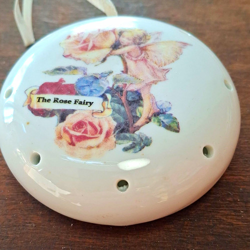 Ceramic hanging round pomander - ceramic,