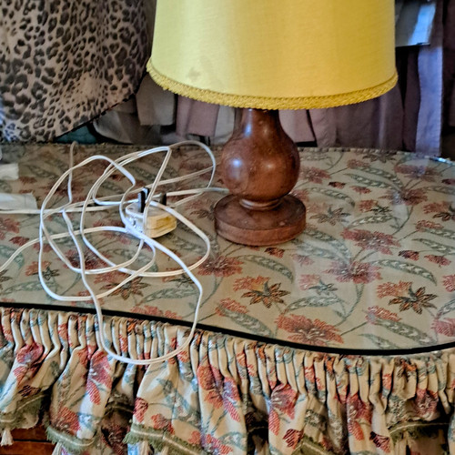 Vintage retro wooden table - wooden,