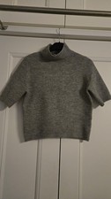 Zara Grey Knitted Short Sleeve
