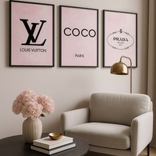 Set of 3 Fashion Art Prints