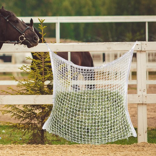 Slow feed hay net feeding - slow,
