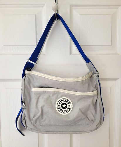 Kipling grey nylon shoulder - kipling,
