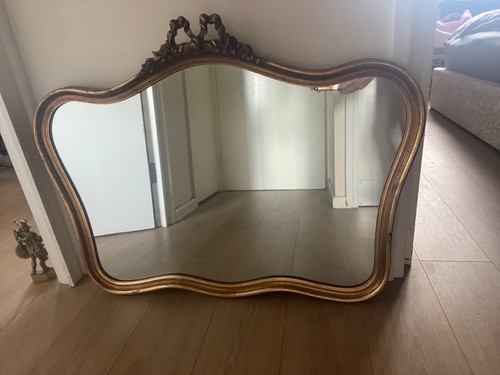 Antique large curved - , gold