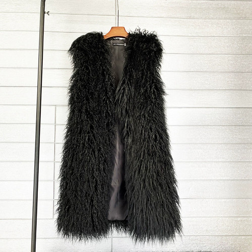Ladies winter long vest - vest, jacket
