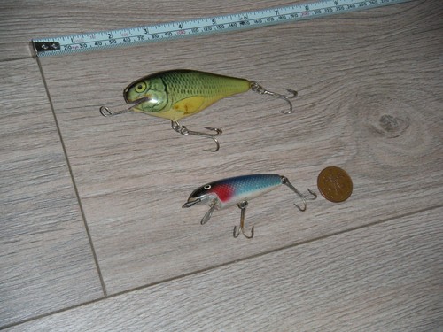 Fishing lures vintage wooden - vintage,
