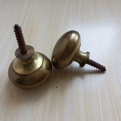 Brass 38mm knobs - x2,