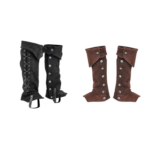 Medieval gaiters pirate boot - medieval,