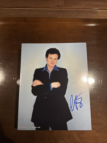 Colin firth autographed 10 - 8,