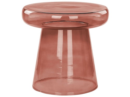 Side table caldera - side, red