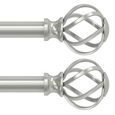 VOIIY 2-Pack Curtain Rods