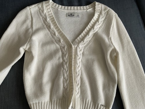 White hollister cropped - white,