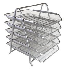 OSCO Silver Wire Mesh 5 Tier