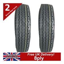 Two 5.00-10 84M Kenda 8Ply