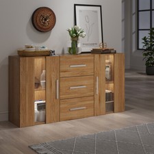 Modern Oak Sideboard TV Unit
