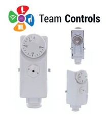 Team Controls Hot Water Cylinder Tank or Pipe Thermostat Stat inc Strap TC-PCS