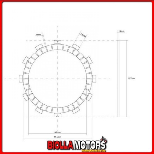741283 single disc clutch - single,