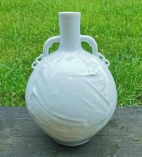 Large Studio Pottery Celadon Glazed Porcelain Bottle Vase Korean Influence